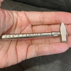 Vintage See’s Candy Metal Brittle Toffee Nut Hammer